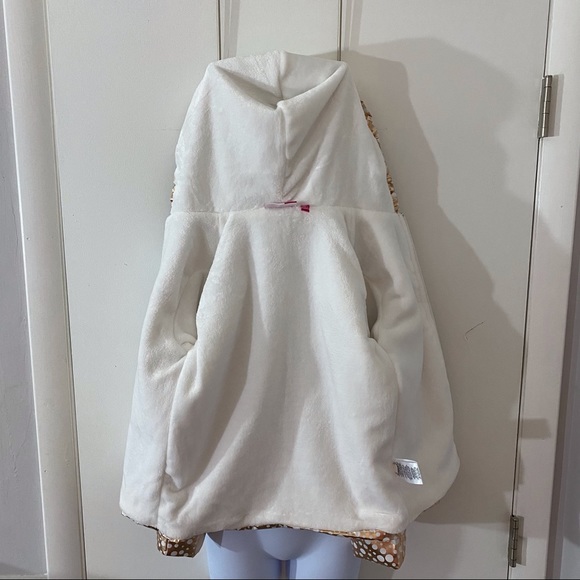 New Polka Dot Stars Rose Gold Girls Coat Jacket 6X - Picture 9 of 10